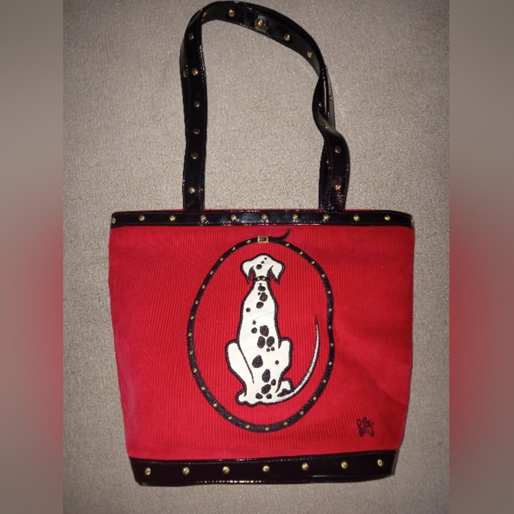 VTG,Lulu Guinness, Rare, Dalmatian, Handbag